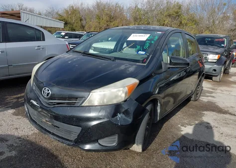2013 Toyota Yaris L z USA, uszkodzony, nr VIN JTDKTUD36DD568618